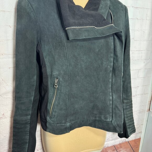 Lucky Brand Denim Standard Jacket Leather outside - Picture 2 of 10